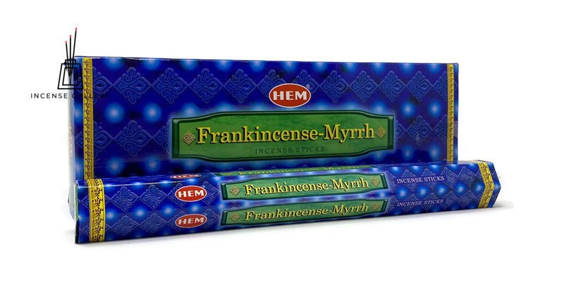 Wholesale HEM Frankincense - Myrrh Incense Sticks | 1 Case (48 Boxes - 120 Sticks Each) - Incense Gallery
