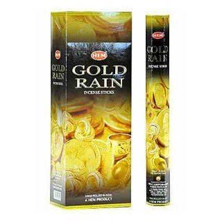 Wholesale HEM Gold Rain Incense Sticks | 1 Case (48 Boxes - 120 Sticks Each) - Incense Gallery