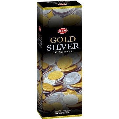 Wholesale HEM Gold & Silver Incense Sticks | 1 Case (48 Boxes - 120 Sticks Each) - Incense Gallery