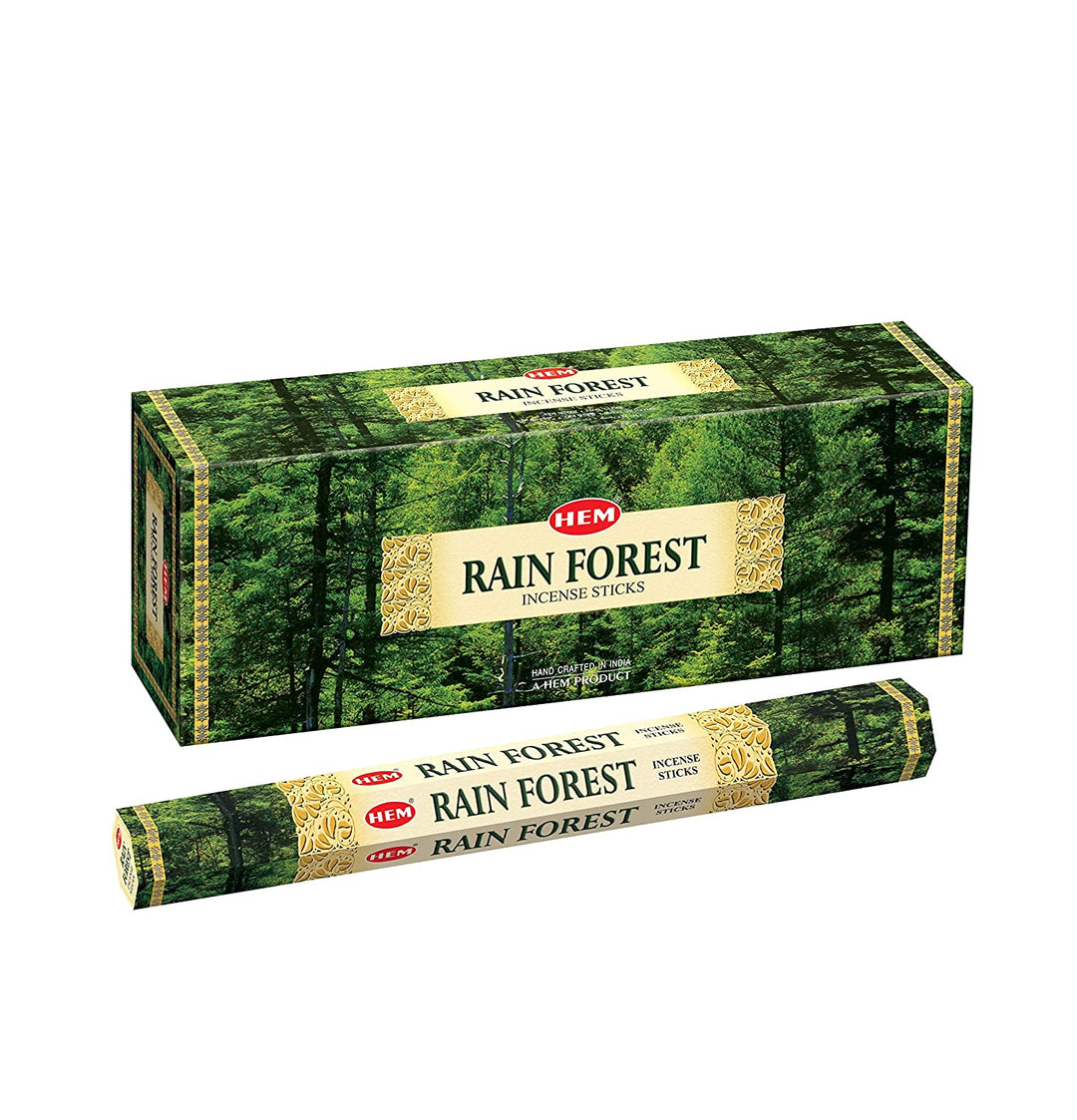 Wholesale HEM Rain Forest Incense Sticks | 1 Case (48 Boxes - 120 Sticks Each) - Incense Gallery