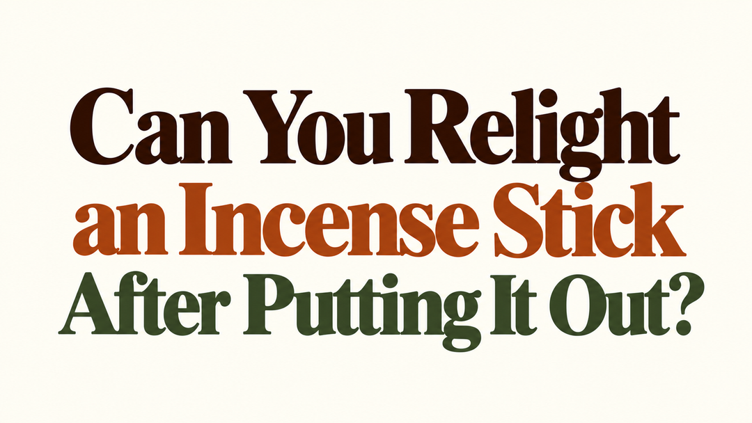 Can You Relight an Incense Stick After Putting It Out?