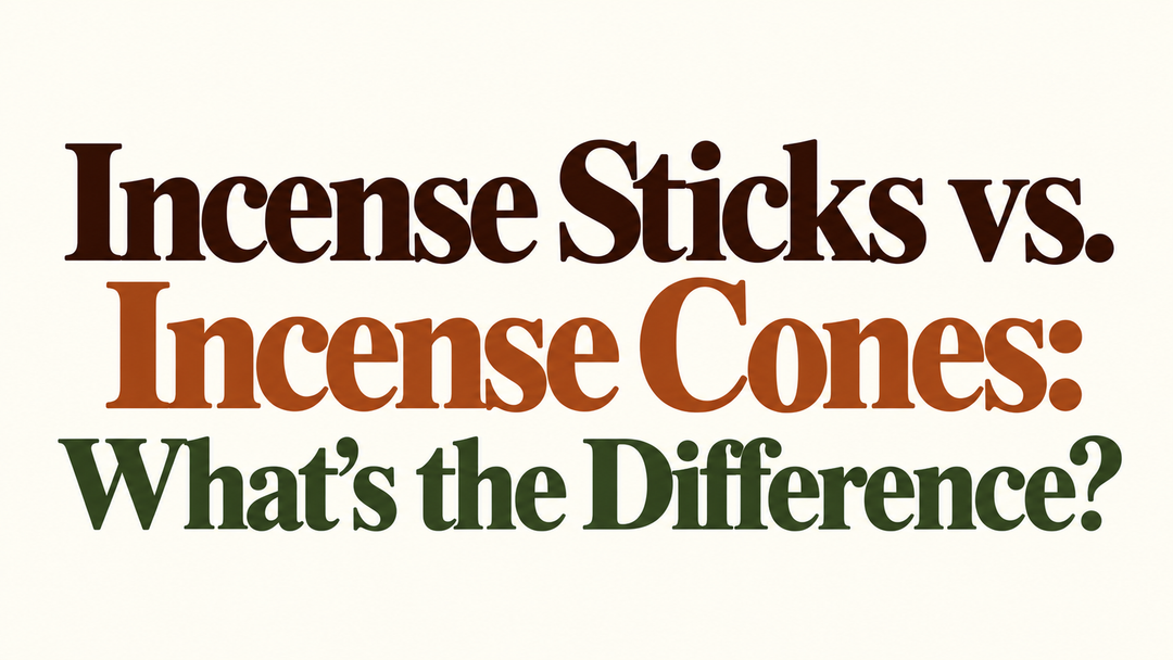 Incense Sticks vs. Incense Cones: What's the Difference?