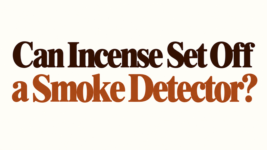 Can Incense Set Off a Smoke Detector? - Incense Gallery