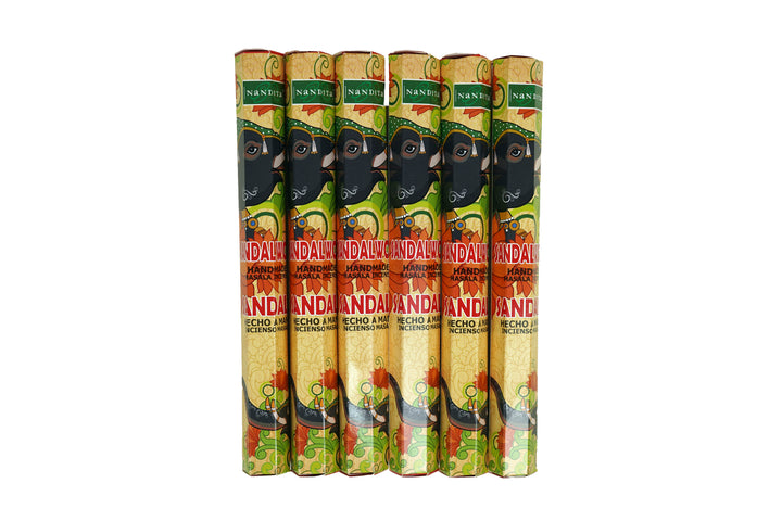 Nandita Sandalwood Incense Sticks | Total 120 Sticks | Free Ash Catcher