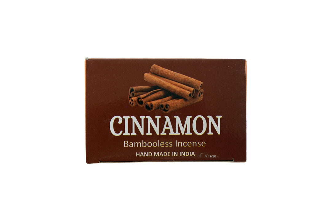 AUM Cinnamon Bambooless Hand Made Incense | Free Incense Holder | 90 Sticks - Incense Gallery