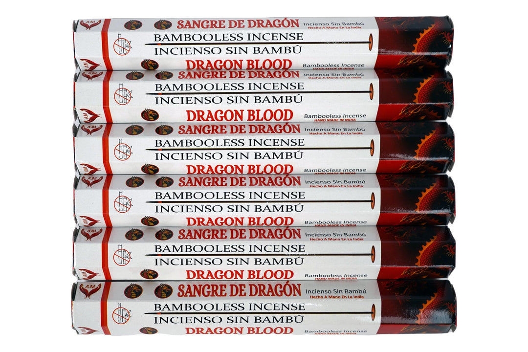 AUM Dragon Blood Bambooless Hand Made Incense | Free Incense Holder | 90 Sticks - Incense Gallery