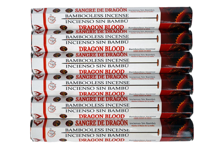 AUM Dragon Blood Bambooless Hand Made Incense | Free Incense Holder | 90 Sticks - Incense Gallery