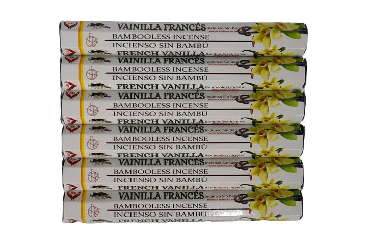 AUM French Vanilla Bambooless Hand Made Incense | Free Incense Holder | 90 Sticks - Incense Gallery