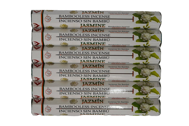 AUM Jasmine Bambooless Hand Made Incense | Free Incense Holder | 90 Sticks - Incense Gallery