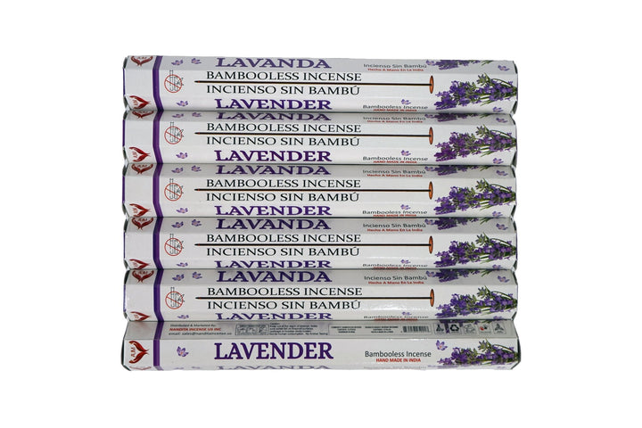 AUM Lavender Bambooless Hand Made Incense | Free Incense Holder | 90 Sticks - Incense Gallery