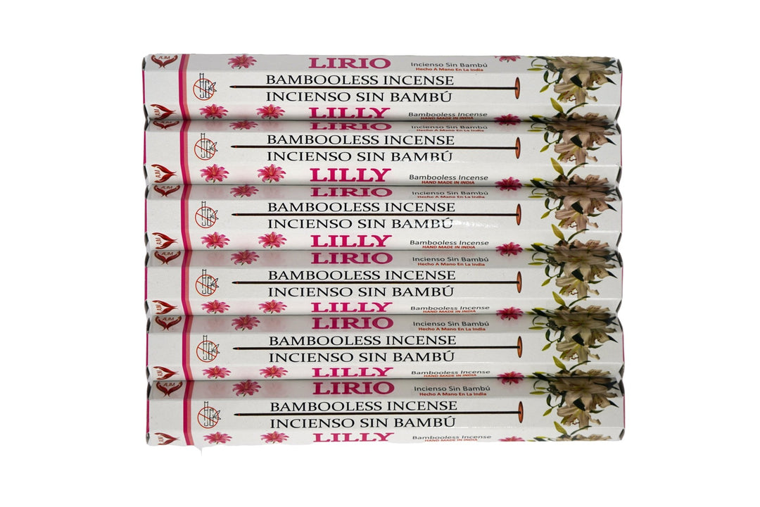 AUM Lilly Bambooless Hand Made Incense | Free Incense Holder | 90 Sticks - Incense Gallery