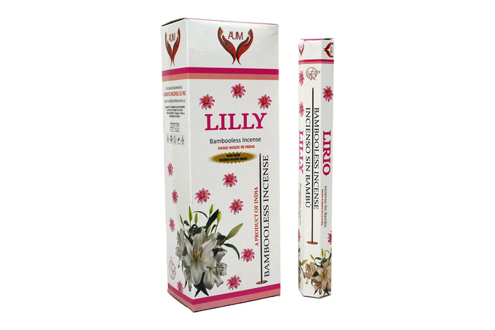 AUM Lilly Bambooless Hand Made Incense | Free Incense Holder | 90 Sticks - Incense Gallery