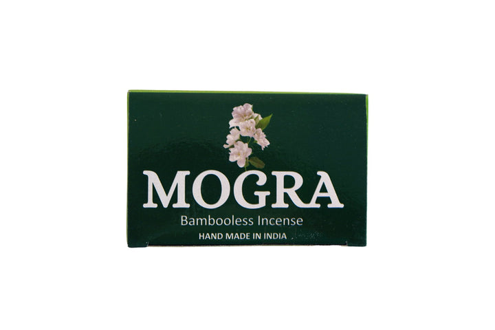 AUM Mogra Bambooless Hand Made Incense | Free Incense Holder | 90 Sticks - Incense Gallery