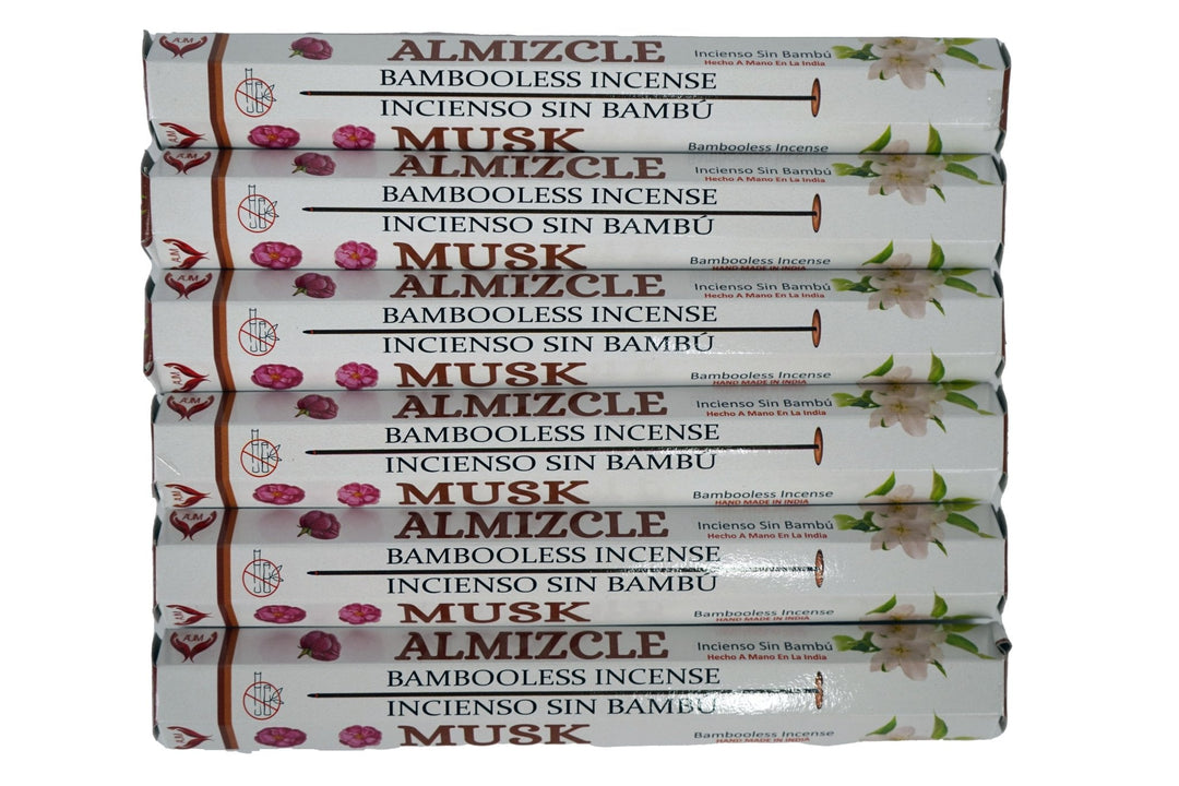 AUM Musk Bambooless Hand Made Incense | Free Incense Holder | 90 Sticks - Incense Gallery