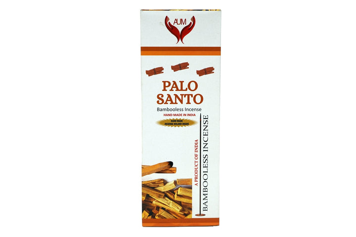 AUM Palo Santo Bambooless Hand Made Incense | Free Incense Holder | 90 Sticks - Incense Gallery