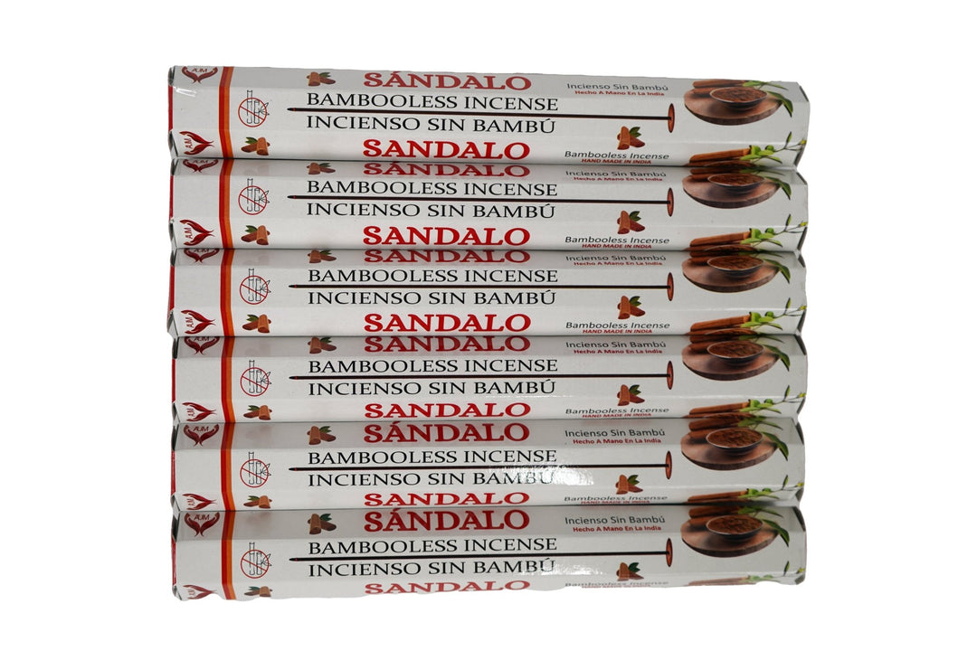 AUM Sandalo Bambooless Handmade Incense Sticks | Free Incense Holder | 90 Sticks - Incense Gallery