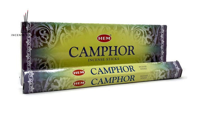 HEM Camphor Incense Sticks | 120 Sticks - Box  of 6 tubes-Incense Gallery