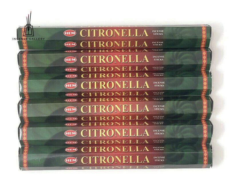 HEM Citronella Incense sticks | 120 Sticks - 6 tubes- Incense Gallery