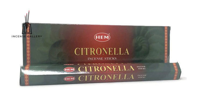 HEM Citronella Incense sticks | 120 Sticks - box of 6 tubes-Incense Gallery