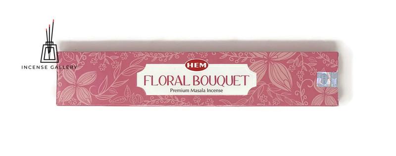 HEM Floral Bouquet Premium Masala Incense Sticks - single pack - Incense Gallery