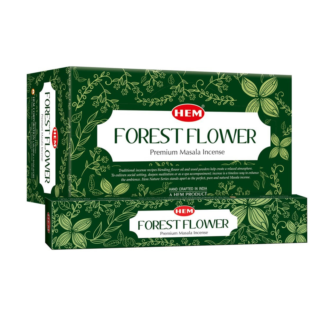 HEM Forest Flower Premium Masala Incense Sticks - box of 12 packs -Incense Gallery