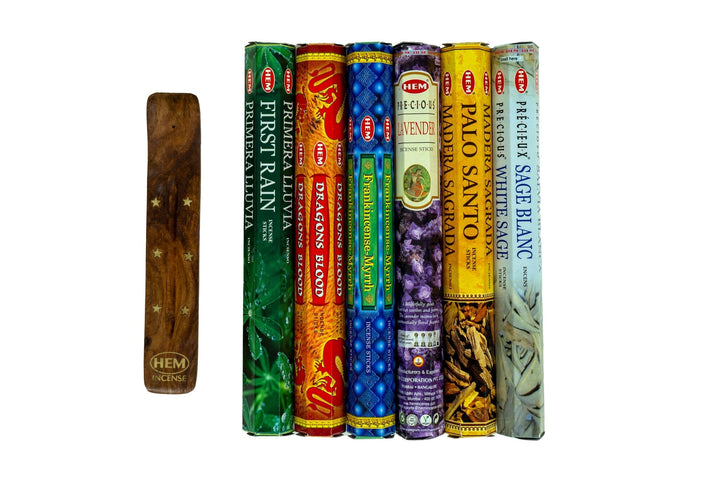 HEM Incense Bouquet of Assorted Fragrances #1 & Free Holder | 120 Sticks - Incense Gallery