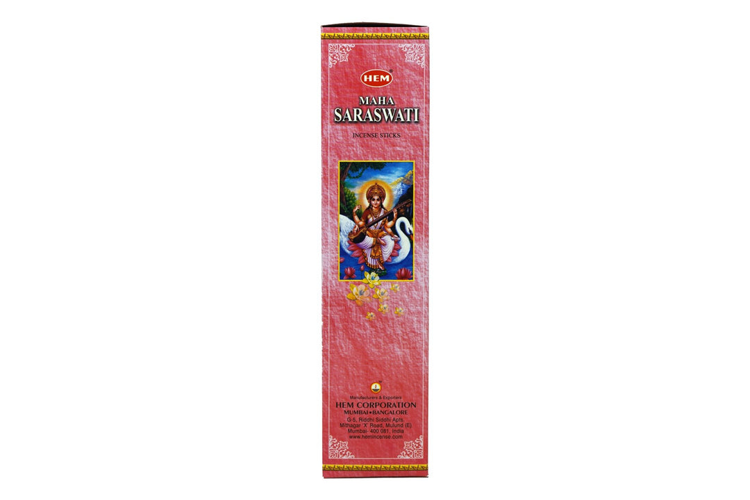 HEM Maha Saraswati Incense Sticks | 120 Sticks - Incense Gallery