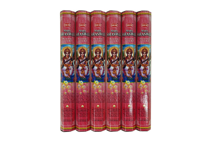 HEM Maha Saraswati Incense Sticks | 120 Sticks - Incense Gallery