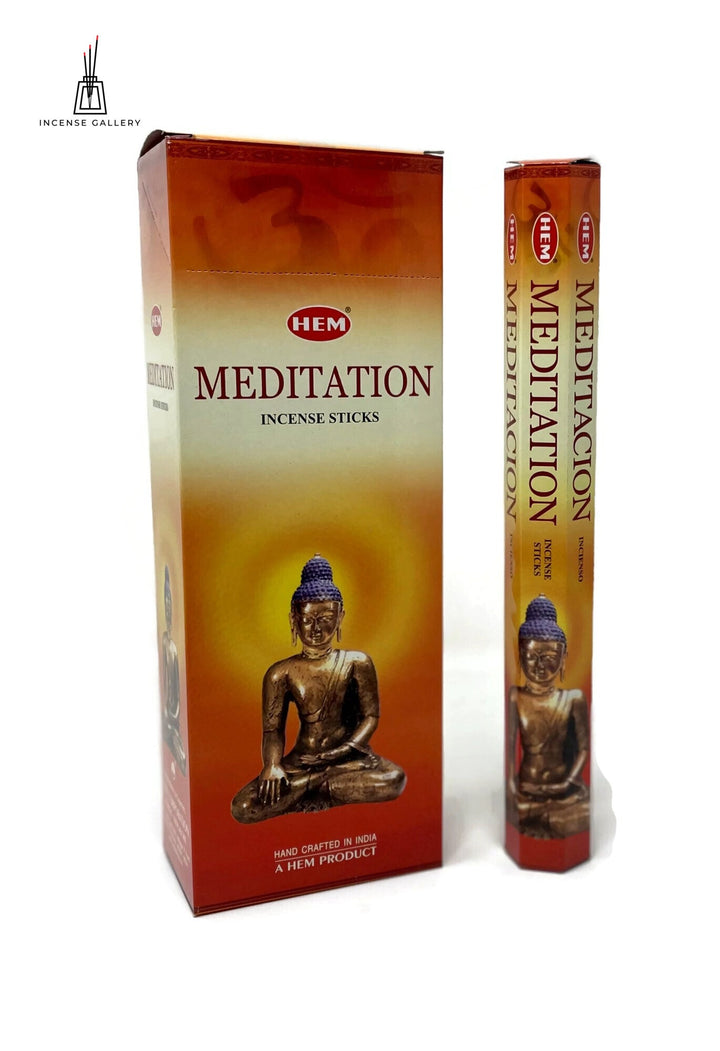 HEM Meditation Incense sticks | 120 Sticks - Box of 6 Tubes-Incense Gallery