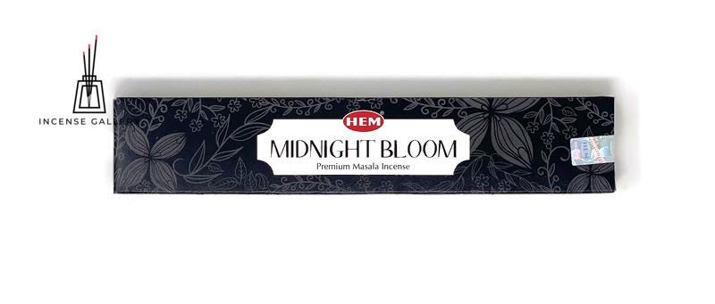 HEM Midnight Bloom Premium Masala Incense Sticks - single pack - Incense Gallery