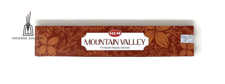 HEM Mountain Valley Premium Masala Incense Sticks - single pack -Incense Gallery