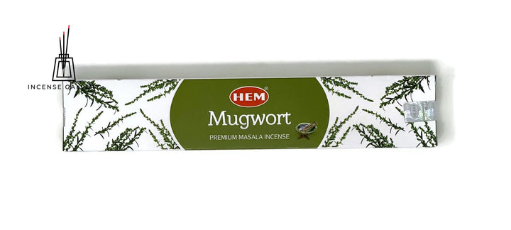 HEM Mugwort Masala Incense Sticks - single pack - 15 Grams Each - Incense Gallery