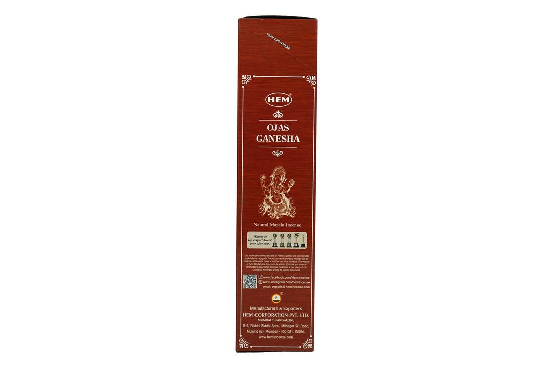 HEM Ojas Ganesha Incense Sticks | 120 Sticks - Incense Gallery