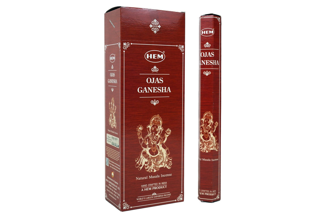 HEM Ojas Ganesha Incense Sticks | 120 Sticks - box of 6 tubes-Incense Gallery