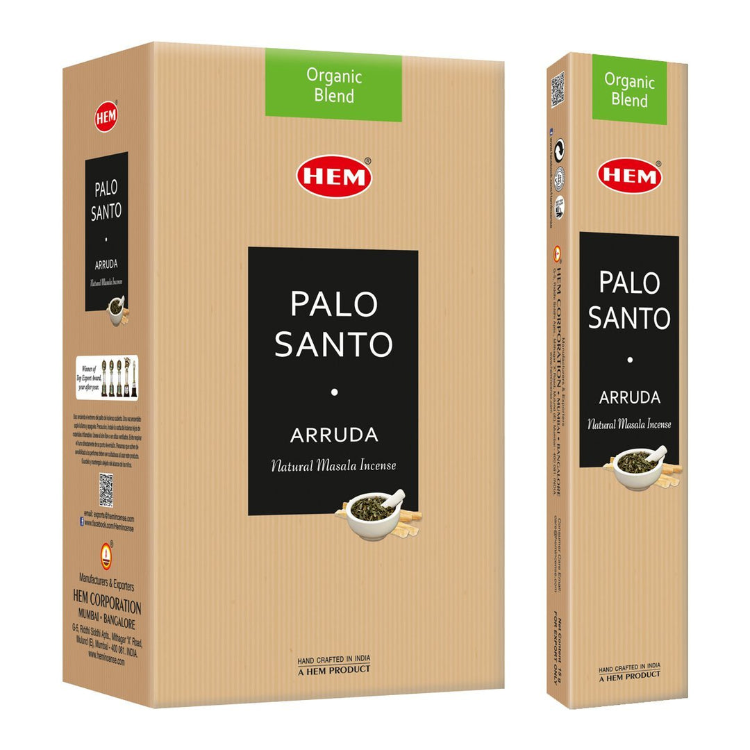 HEM Palo Santo Arruda Masala Incense Sticks - box of 12 packs -Incense Gallery