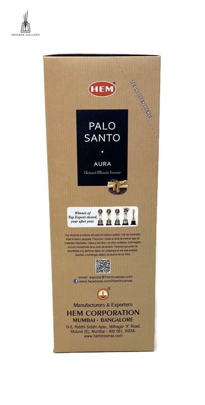 HEM Palo Santo Aura Masala Incense Sticks - Incense Gallery