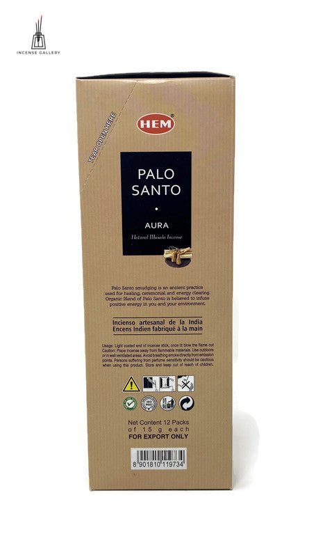 HEM Palo Santo Aura Masala Incense Sticks - Incense Gallery