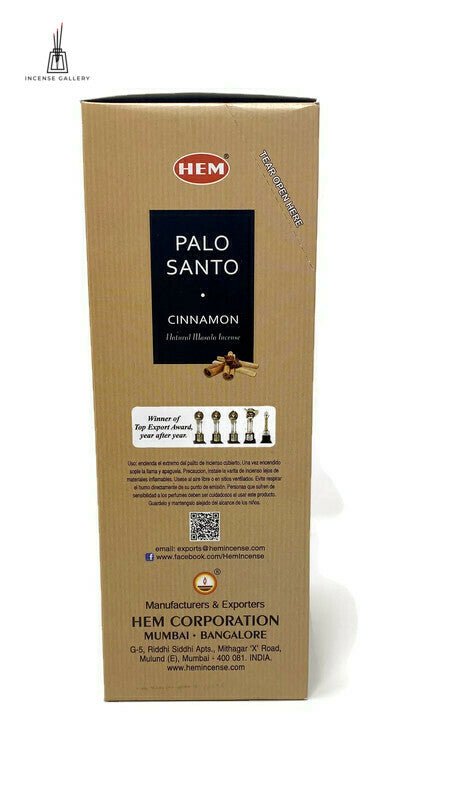 HEM Palo Santo Cinnamon Masala Incense Sticks - Incense Gallery