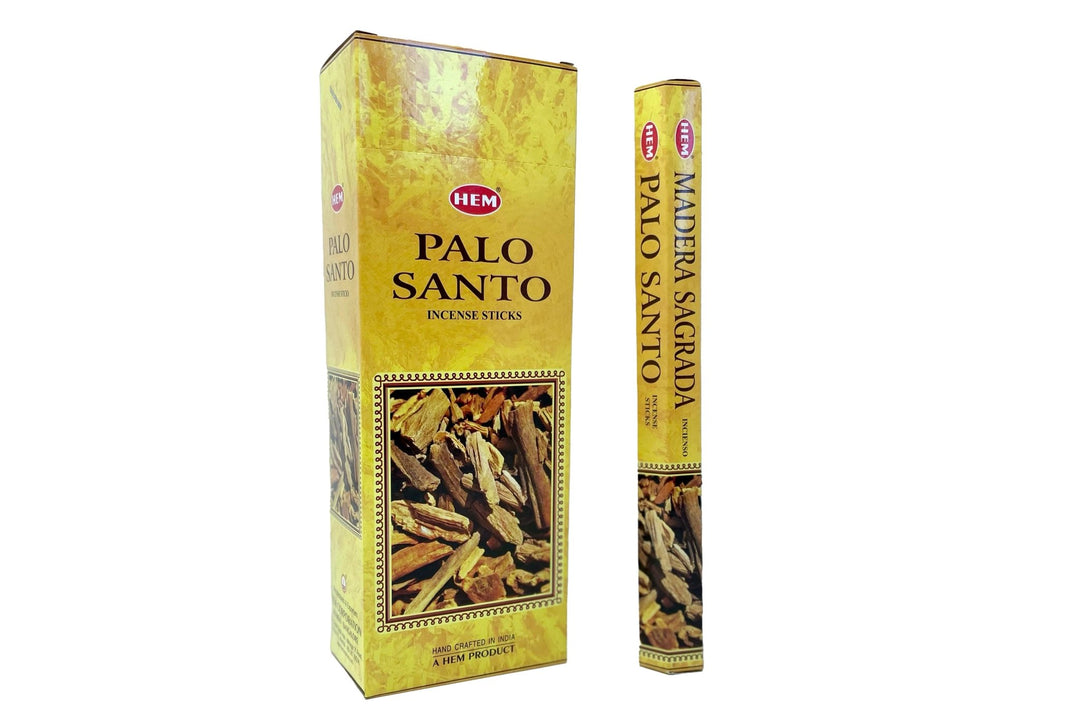 HEM Palo Santo Incense Sticks - box of 6 tubes - 120 Sticks - Incense Gallery