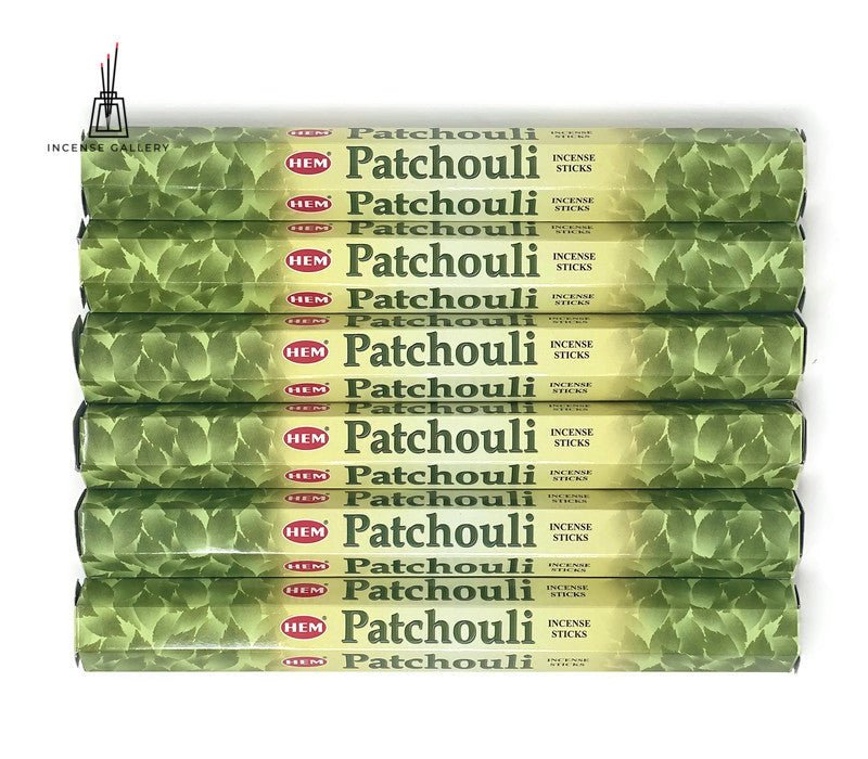 HEM Patchouli Incense sticks | 120 Sticks - 6 tubes- Incense Gallery