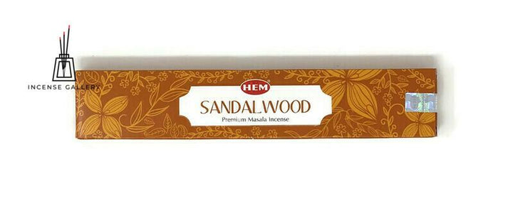 HEM Sandal Wood Premium Masala Incense Sticks - single pack - Incense Gallery