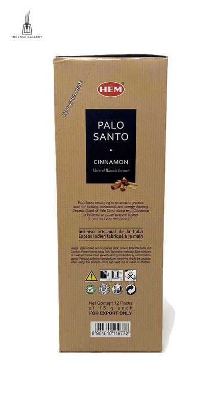 HEM Palo Santo Cinnamon Masala Incense Sticks - Incense Gallery