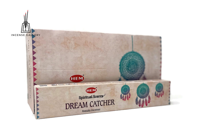 Spiritual Scents Dream Catcher Masala Incense Sticks | Box of 12 Packs - 15 Grams Each - Incense Gallery