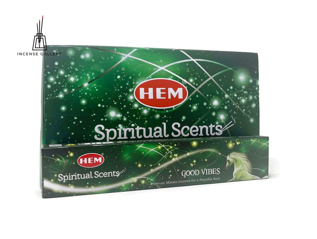 Spiritual Scents Good Vibes Masala Incense Sticks | Box of 12 Packs - 15 Grams Each - Incense Gallery