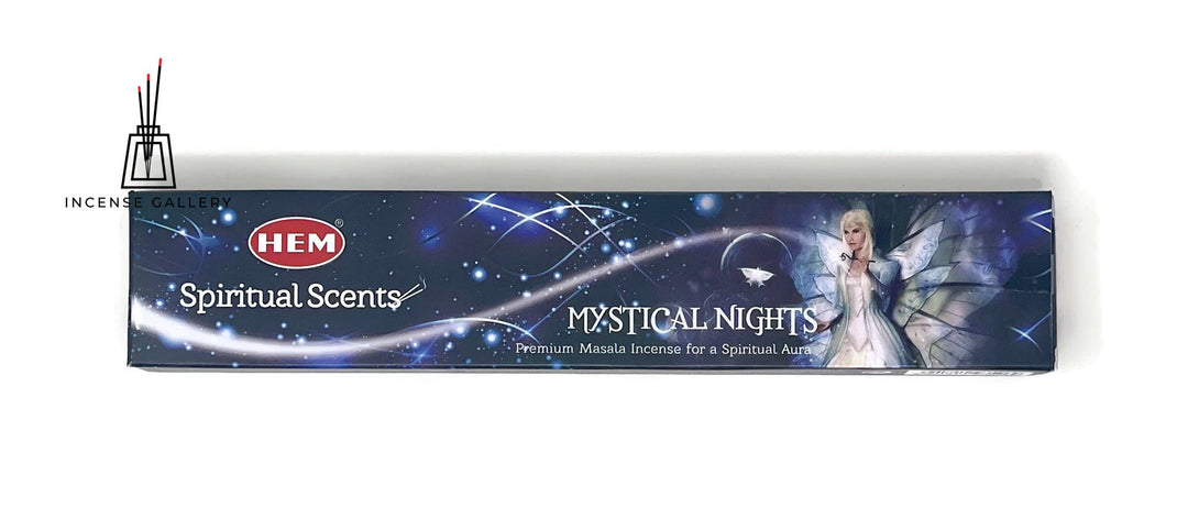 Spiritual Scents Mystical Night Masala Incense Sticks - single pack - 15 Grams Each - Incense Gallery