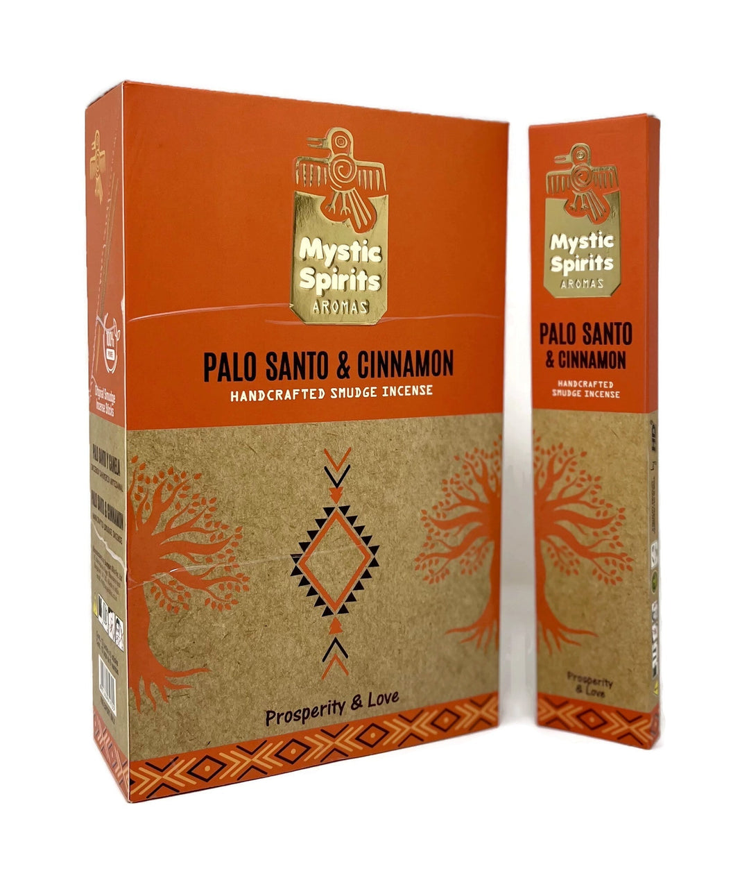 Mystic Spirits Aroma - Palo Santo & Cinnamon Handcrafted Smudge Incense Sticks - Incense Gallery