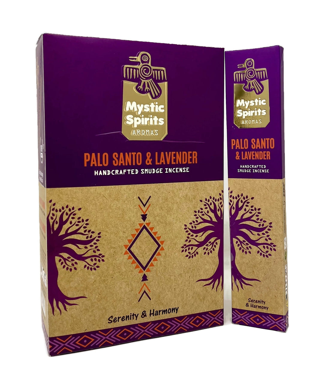 Mystic Spirits Aroma - Palo Santo & Lavender Handcrafted Smudge Incense Sticks - Incense Gallery