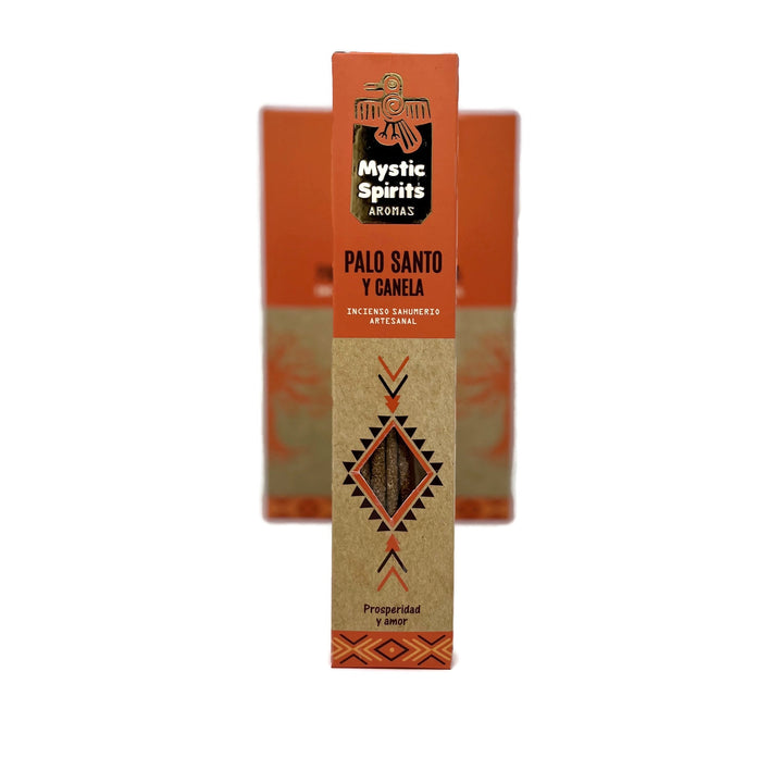 Mystic Spirits Aroma - Palo Santo & Cinnamon Handcrafted Smudge Incense Sticks - Incense Gallery