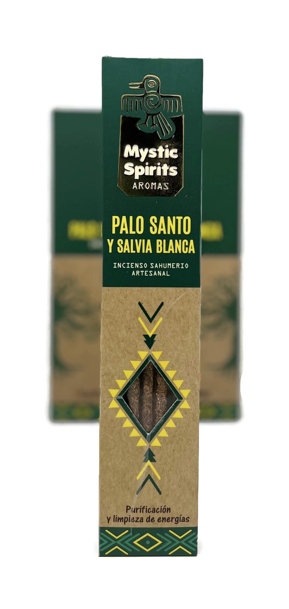 Mystic Spirits Aroma - Palo Santo & White Sage Handcrafted Smudge Incense Sticks - Incense Gallery