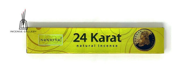 Nandita 24 Karat Incense Sticks -Single Pack - Incense Gallery